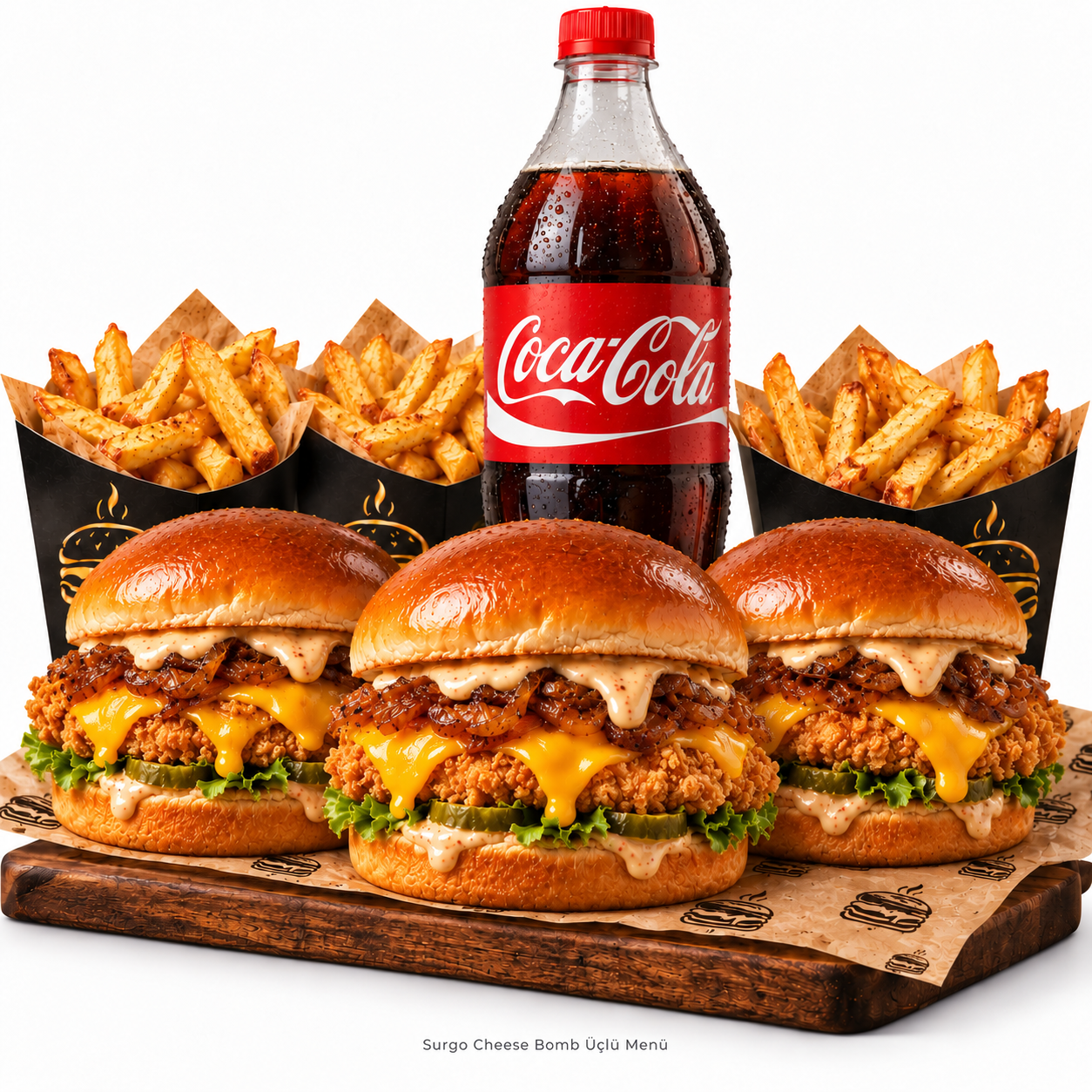 Surgo Cheese Bomb King İkili Fırsat Menüsü