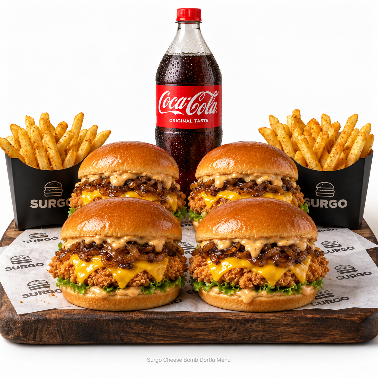 Surgo Cheese Bomb King Üçlü Fırsat Menüsü