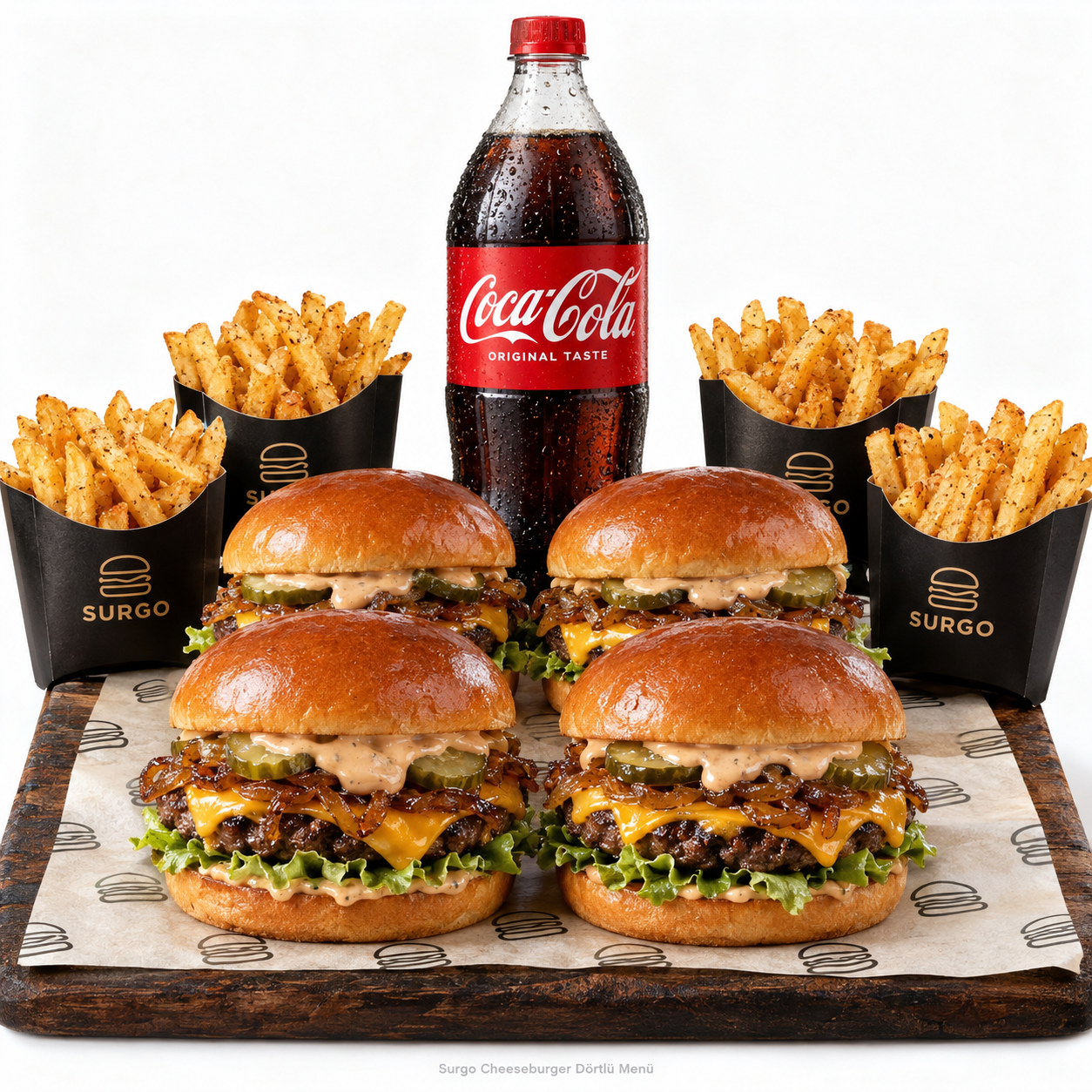 Surgo Cheeseburger Dörtlü Fırsat Menüsü