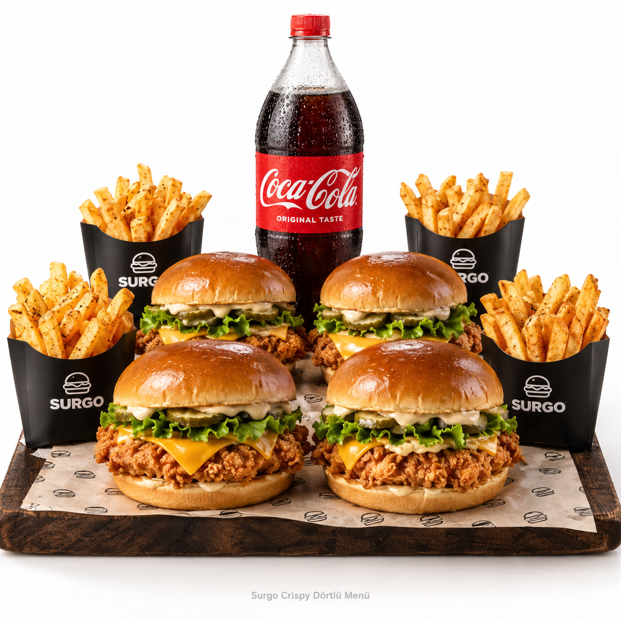 Surgo Crispy King Üçlü Fırsat Menüsü