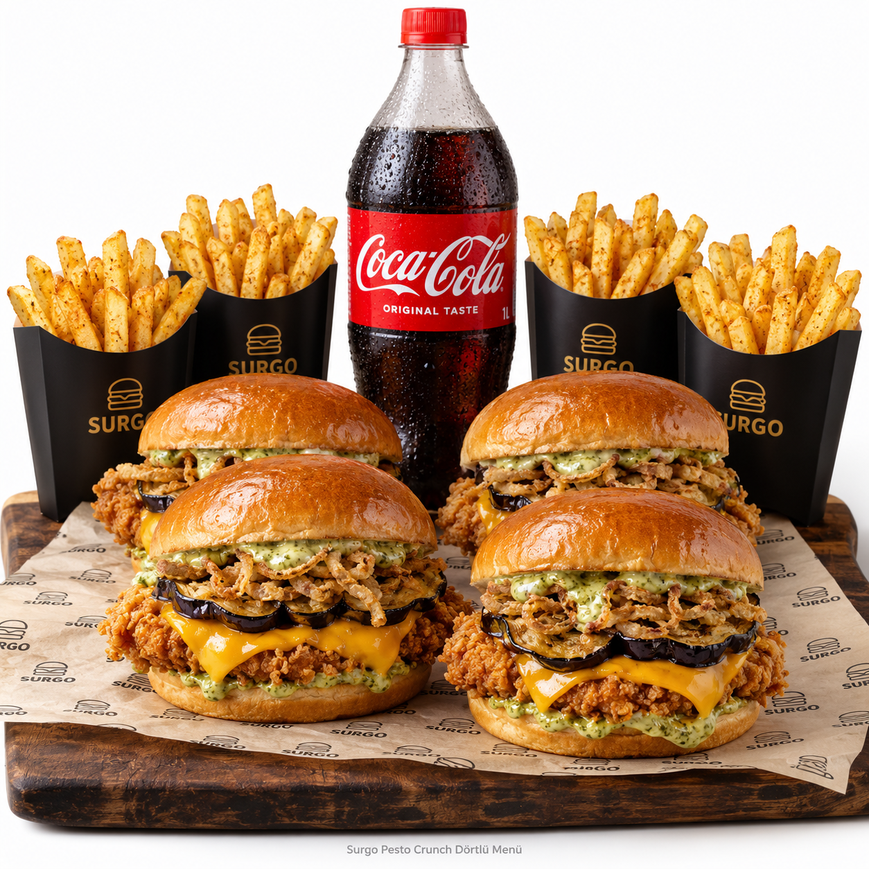Surgo Pesto Crunch King Üçlü Fırsat Menüsü