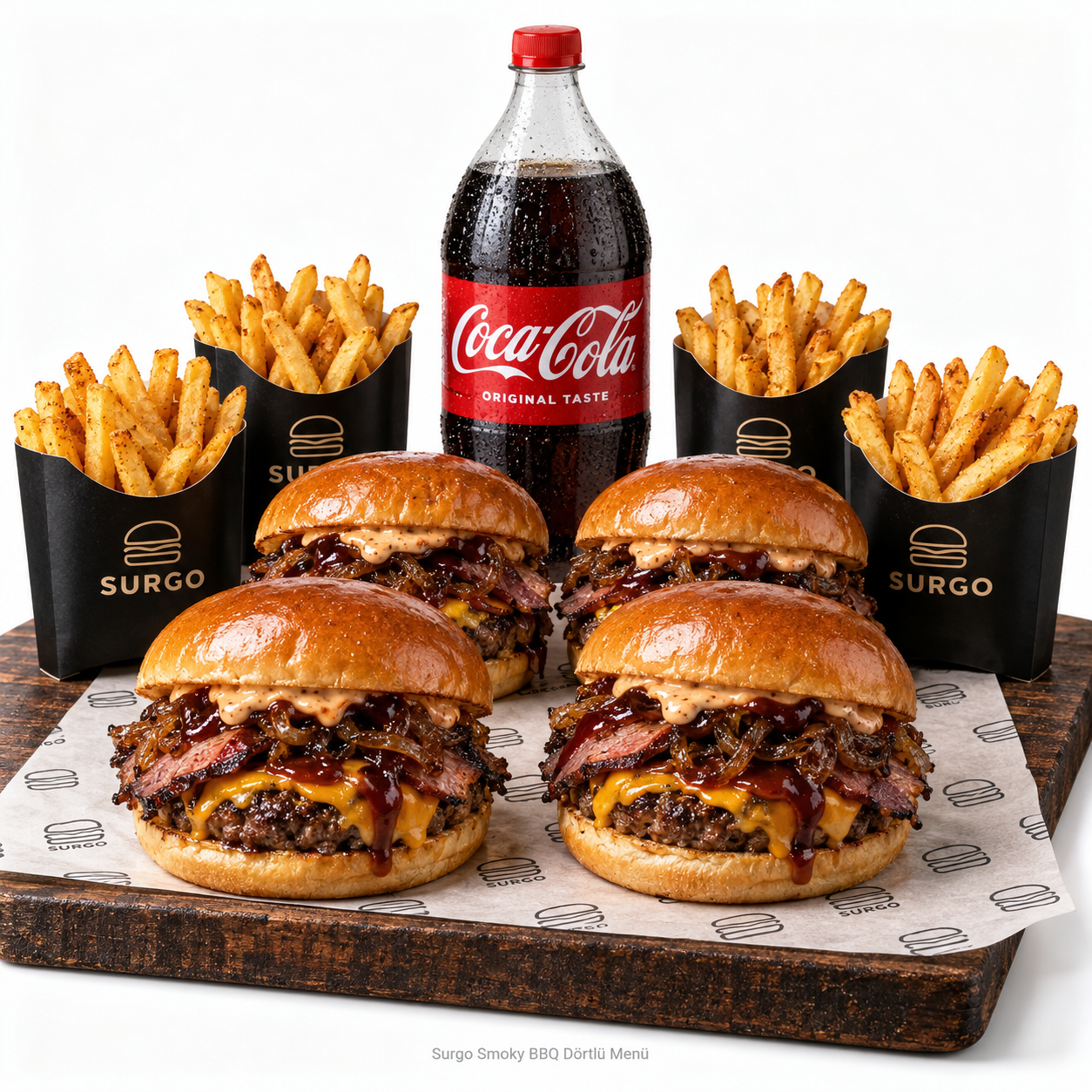 Surgo Smoky BBQ Dörtlü Fırsat Menüsü